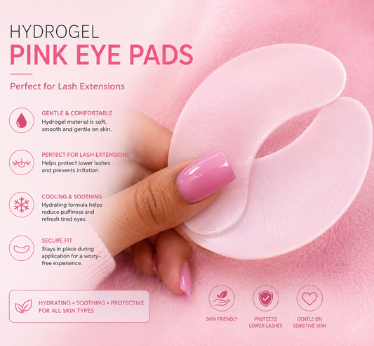Pink Hydrogel Eyepads 50 pack