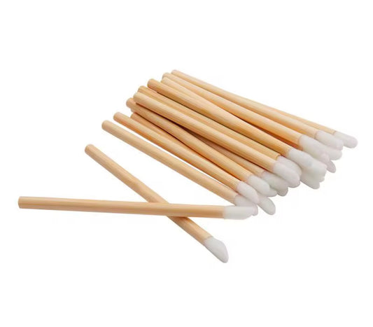 Bamboo Lip Wands 50 pcs